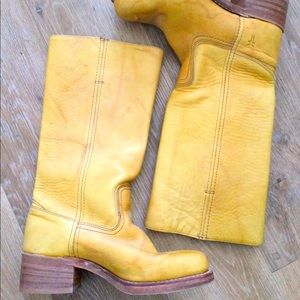 Excellent condition Frye tall campus boots